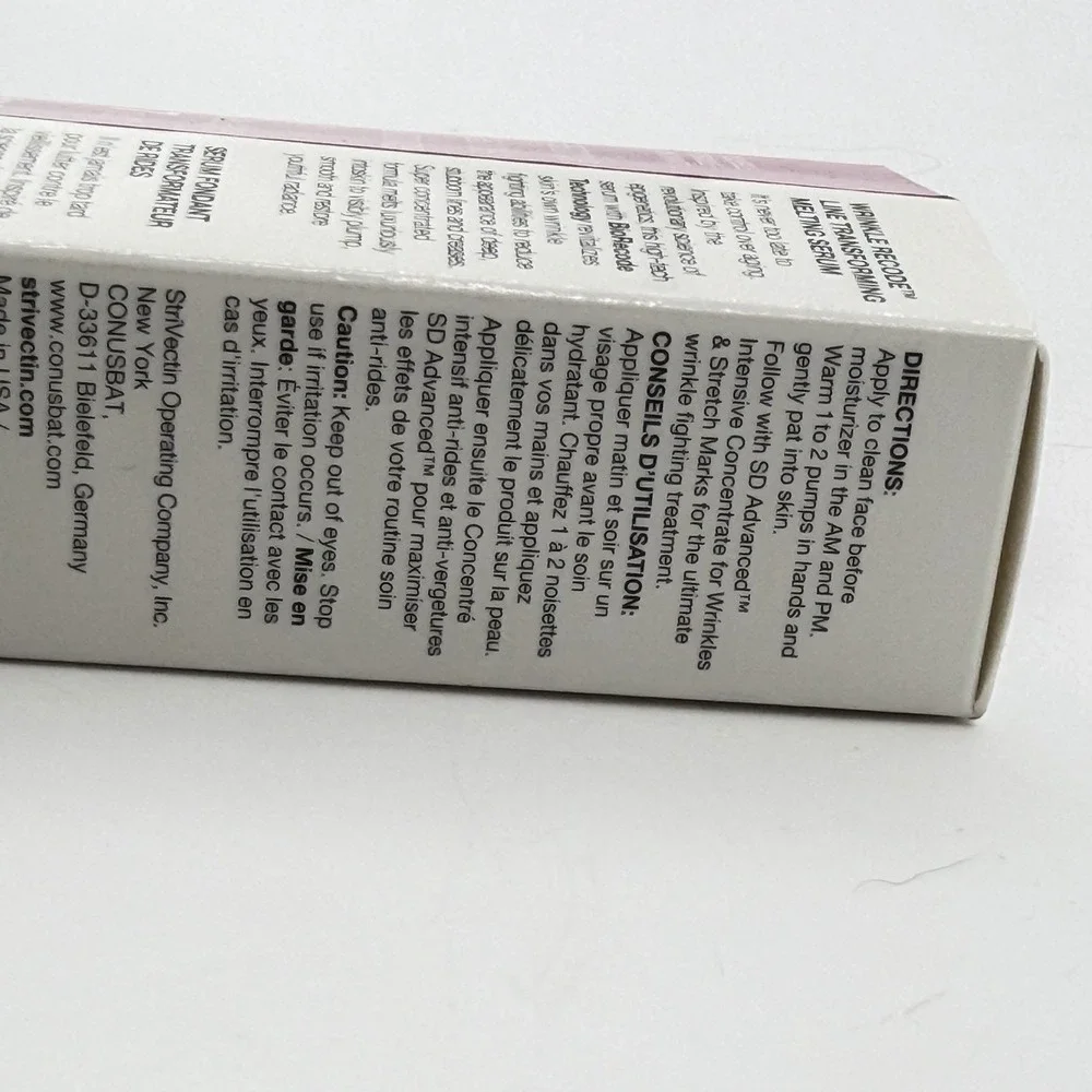 StriVectin anti-wrinkle Wrinkle Recode Line Transforming Melting Serum 0.25oz